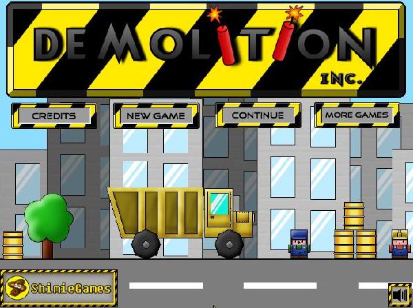 demolition inc flash game online
